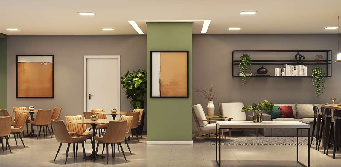 Salão de Festas - Apartamento em Centro