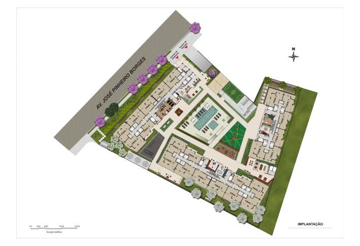 Implantação - Apartamento em Itaquera