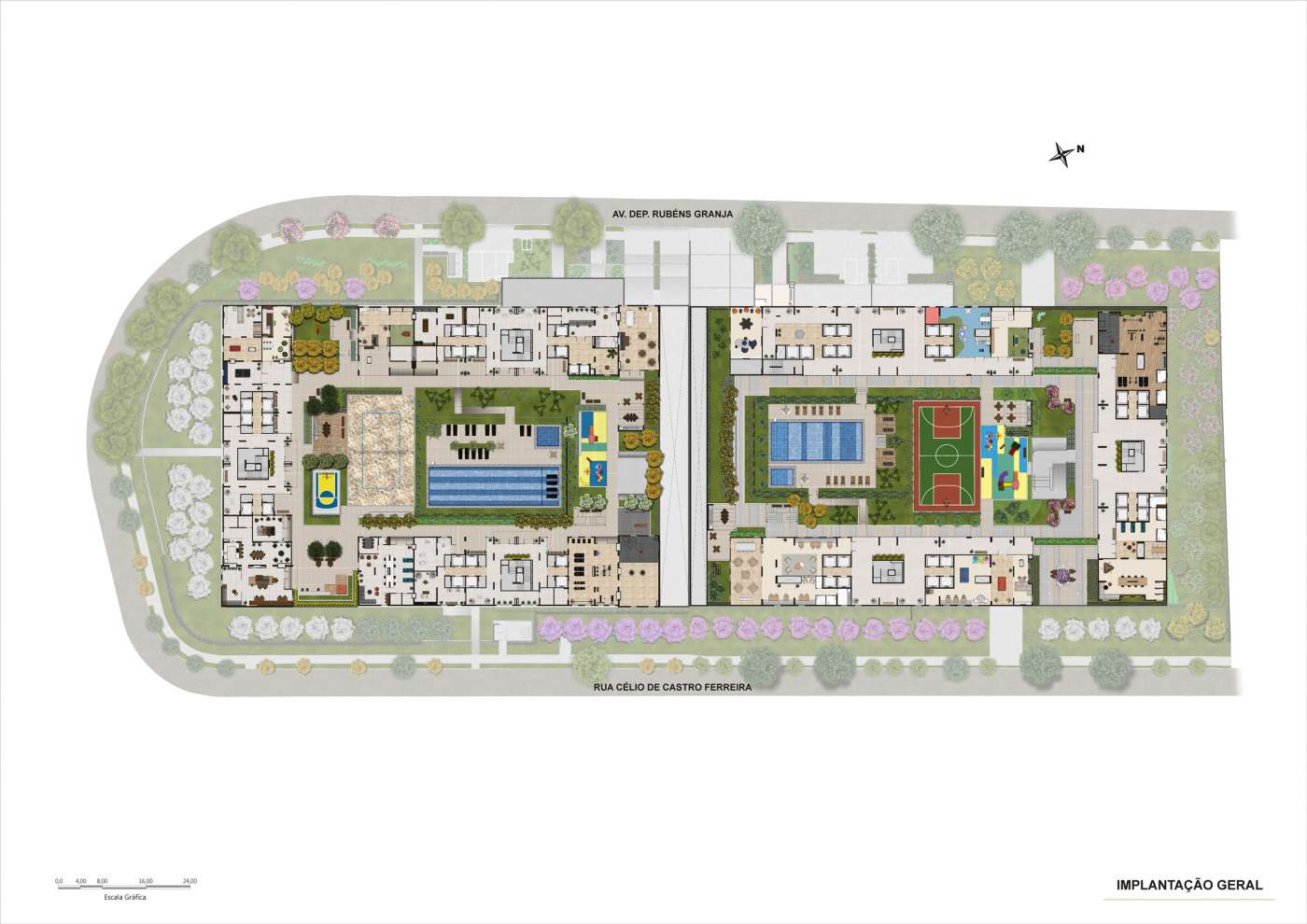 Implantação Geral Gran Kazzas Sacomã Club