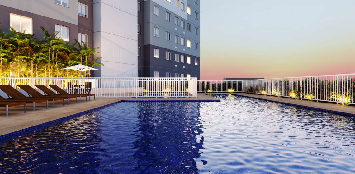 Piscina - Apartamento em Vila da Oportunidade