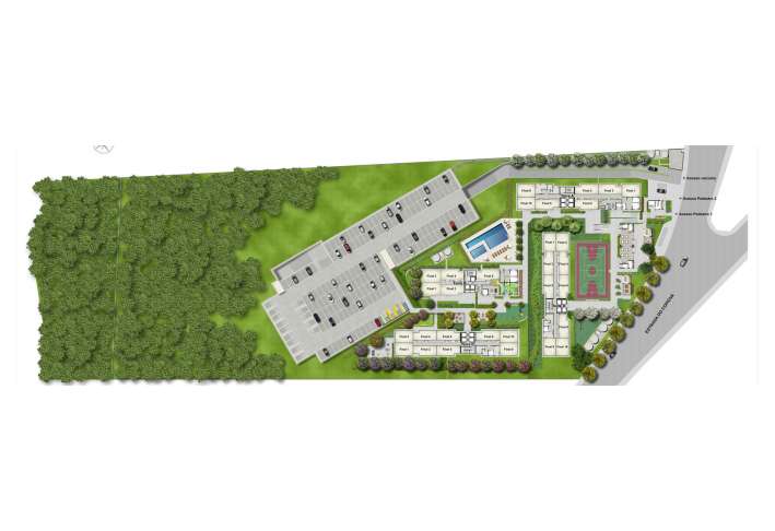 Implantação - Apartamento em Vila da Oportunidade
