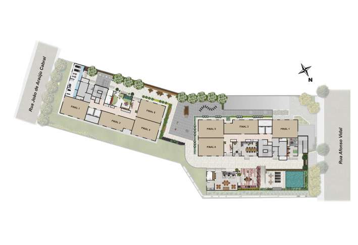 Implantação - Apartamento em Panamby