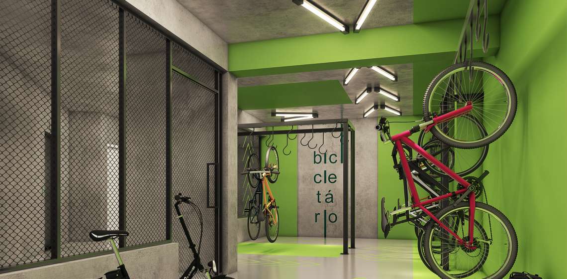 Bicicletário - Apartamento em Vila Paulista