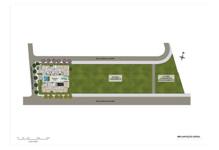 Implantação geral - Apartamento em Jardim Celeste